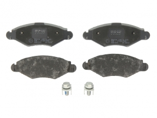 Купить GDB1500 TRW Тормозные колодки передние Peugeot 206 (1.1, 1.4, 1.6, 1.9) без датчика износа